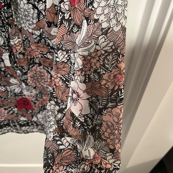 NWT Floral Cinched Waist Dress XL - Picture 7 of 7